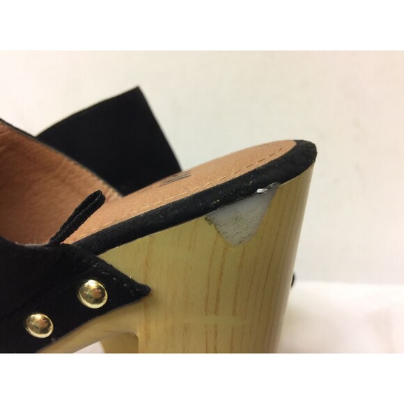 H&M women Platform slip on open toes  black Sandals~Size EUR 39 US 8 - Picture 10 of 12